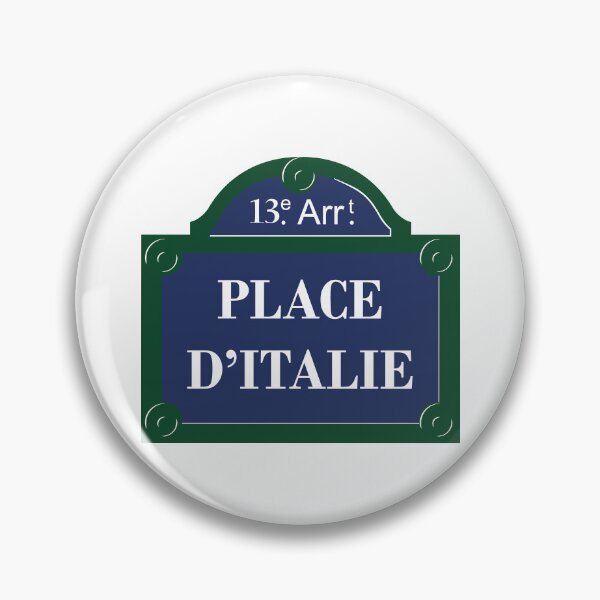 Item preview, Panel Place d'Italie 13th Arrondissement Paris designed and sold by BubbleManShop.