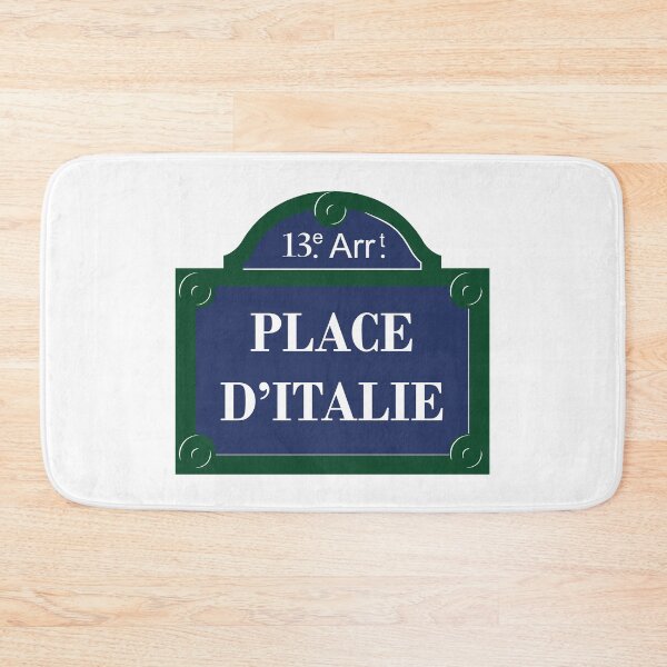 Item preview, Panel Place d'Italie 13th Arrondissement Paris designed and sold by BubbleManShop.