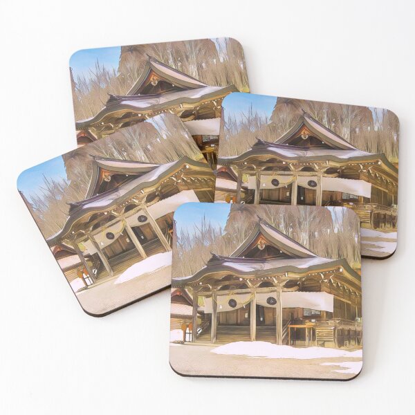 Item preview, Beautiful Mystic Togakure Shinto Shrine Temple Art Print - Cartoon designed and sold by XIX361ART.