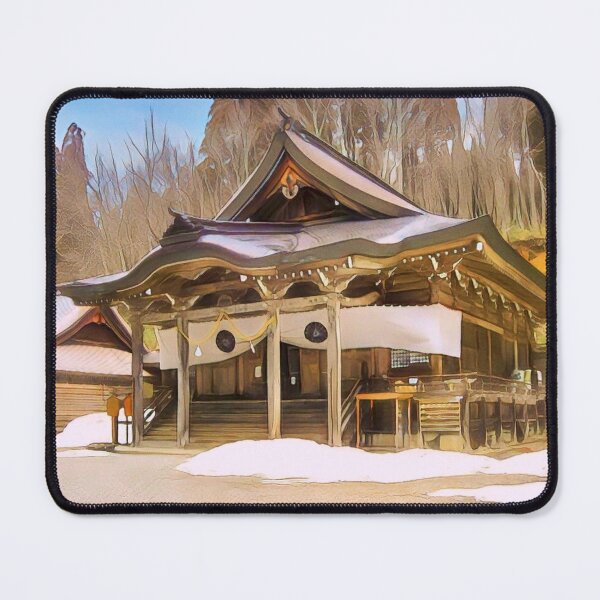 Item preview, Beautiful Mystic Togakure Shinto Shrine Temple Art Print - Cartoon designed and sold by XIX361ART.
