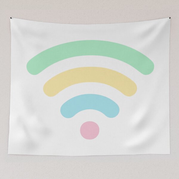 Item preview, Pastel Rainbow Wi-Fi designed and sold by XOOXOO.