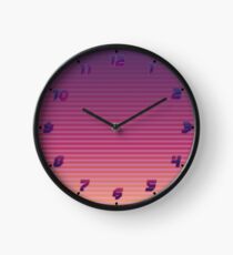 Vaporwave Retro Uhr aus den 80ern Uhr