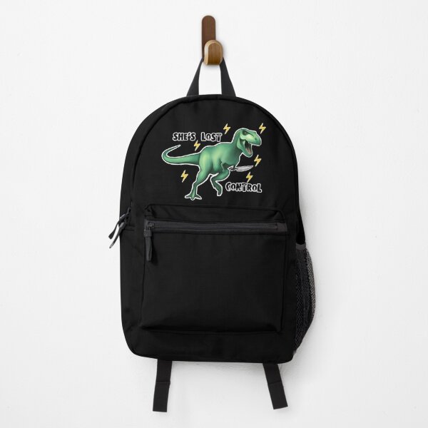 Item preview, Dinosaur with knife She’s lost control designed and sold by Meakm-art.