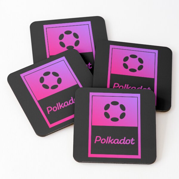 Item preview, Polkadot DOT Crypto Altcoin - Purple Pink Gradient Logo designed and sold by CryptoMoods.