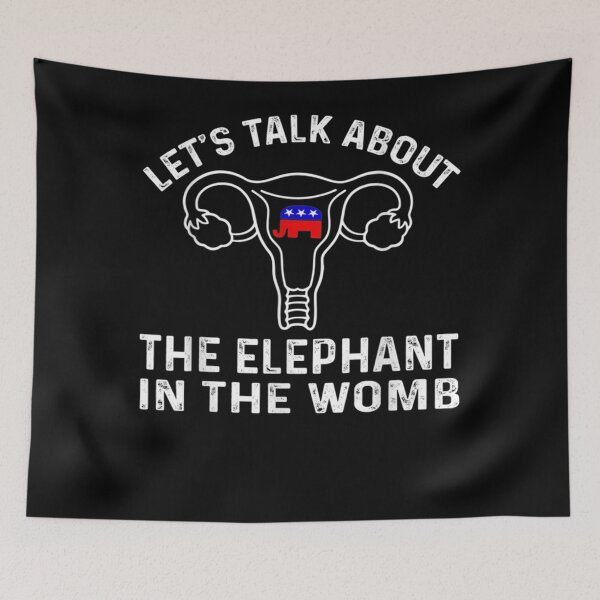 Item preview, Let's Talk About The Elephant In The Womb Essential T-Shirt designed and sold by RicardPalomares.
