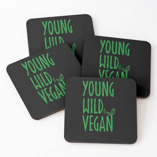 Item preview, Young Wild And Vegan designed and sold by FunSilly.