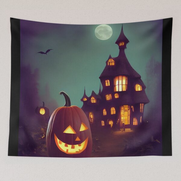 Item preview, Halloween - Come In if you Dare designed and sold by Elflena.