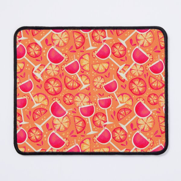 Item preview, Pink grapefruit cocktail orange designed and sold by Lenecreates.
