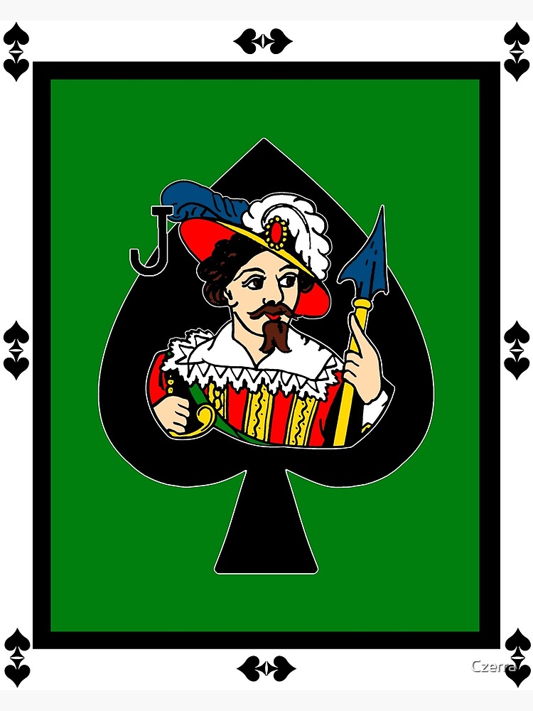 "Jack of Spades" Poster by Czerra Redbubble