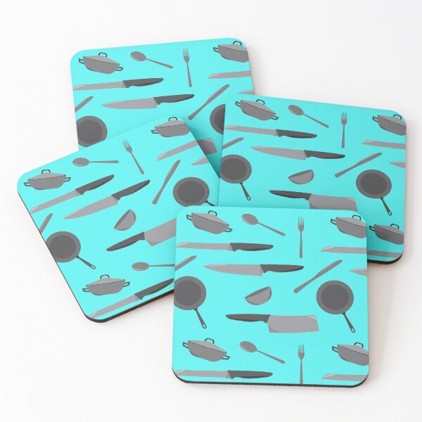Item preview, Chef Knives and Kitchen Utensils Pattern designed and sold by HotHibiscus.