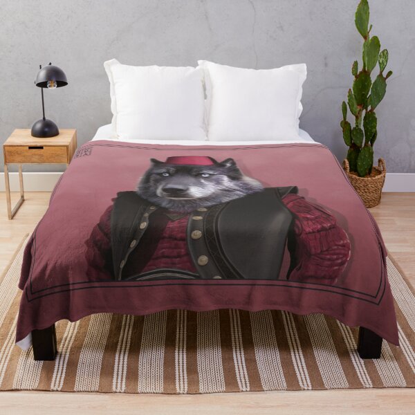 Item preview, Animal Society - Wolf Ottoman designed and sold by SocietiesByBORA.