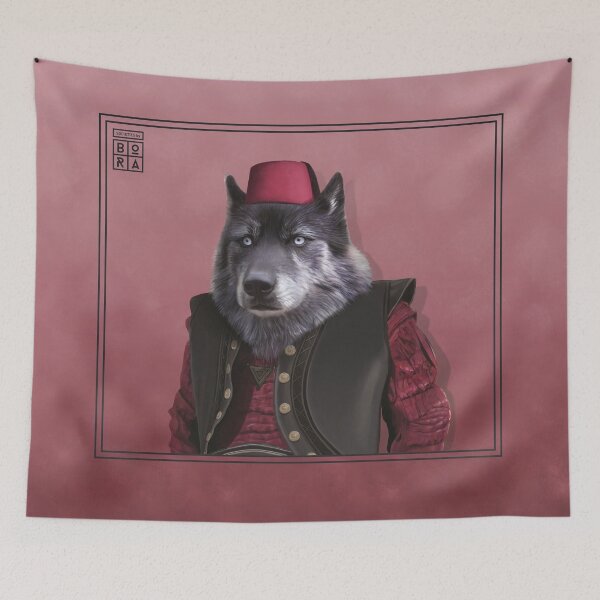 Item preview, Animal Society - Wolf Ottoman designed and sold by SocietiesByBORA.