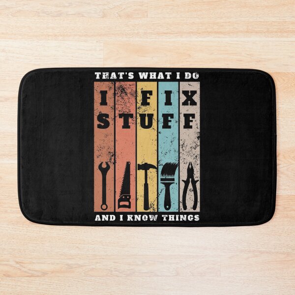 Item preview, I Fix Stuff And I Know Things Retro Design designed and sold by MWProject.
