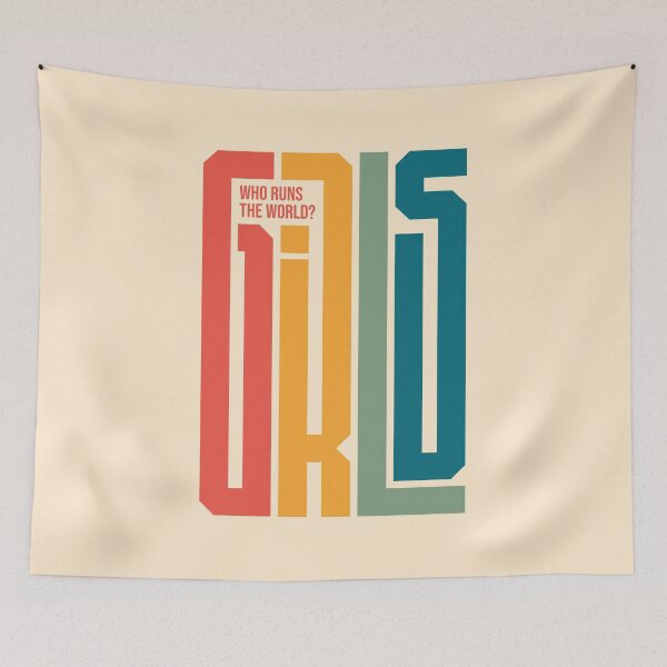 Item preview, Who run the world. Girls. You Are Beautiful You Are Strong You Are Loved You Belong designed and sold by Rajan Supal.