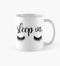 Schlaf im Wimpern drucken Tasse (Standard)