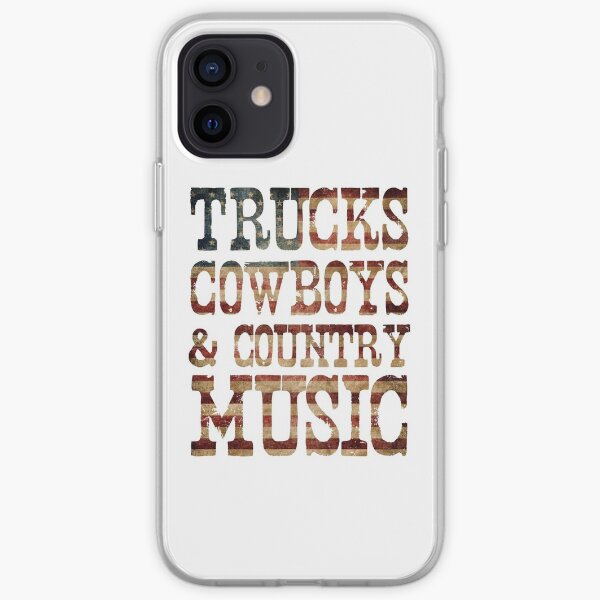 Trucks, Cowboys & Country Music iPhone Soft Case