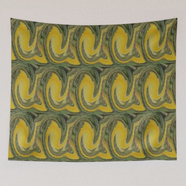 Item preview,        Green and Yellow Abstract. designed and sold by Forfarlass.