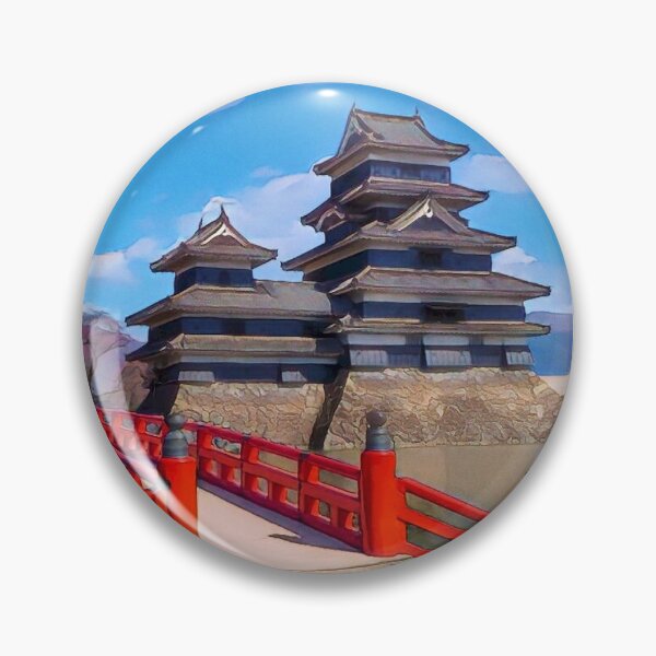Item preview,  Amazing Beautiful Matsumoto Castle Japan Picture Art - Cartoon designed and sold by XIX361ART.