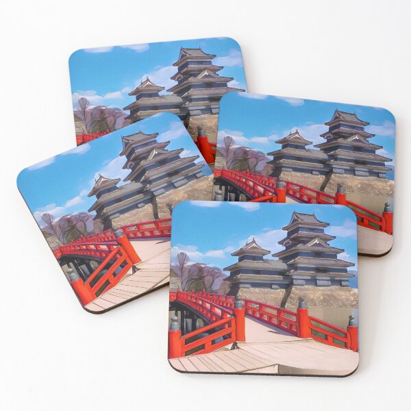 Item preview,  Amazing Beautiful Matsumoto Castle Japan Picture Art - Cartoon designed and sold by XIX361ART.