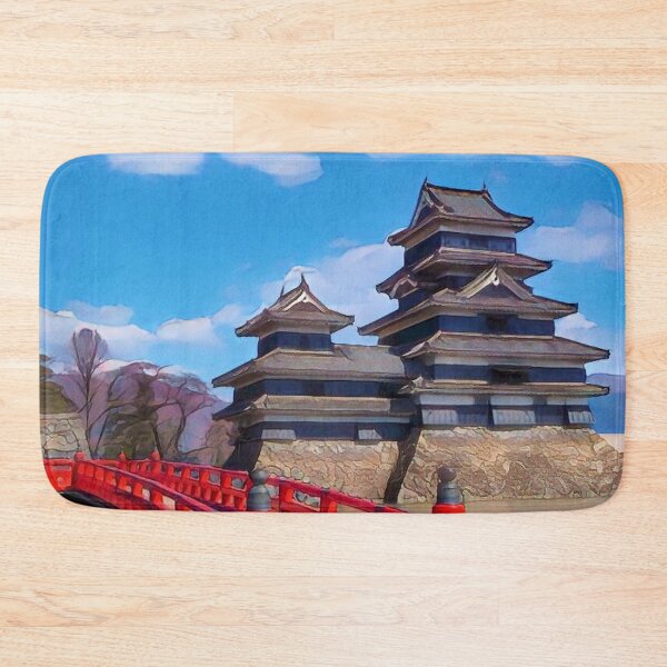 Item preview,  Amazing Beautiful Matsumoto Castle Japan Picture Art - Cartoon designed and sold by XIX361ART.