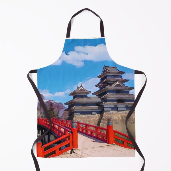 Item preview,  Amazing Beautiful Matsumoto Castle Japan Picture Art - Cartoon designed and sold by XIX361ART.