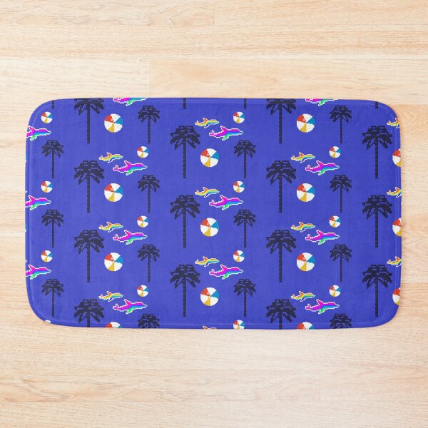 Item preview, 8-bit beach scene designed and sold by autumnalmanac.