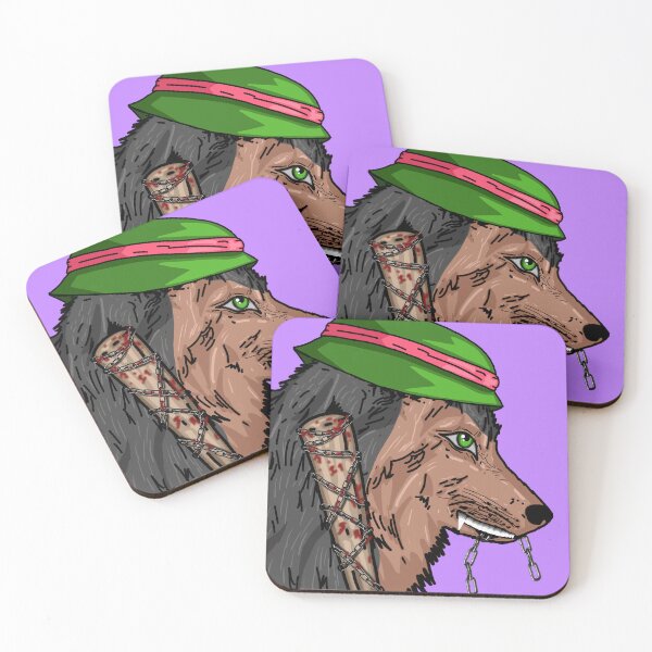 Item preview, Old Gang Banger Wolf in Hat  - Baseball Bat designed and sold by Twaingrant.