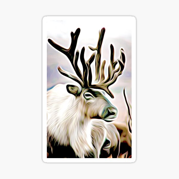 Reindeer Sticker