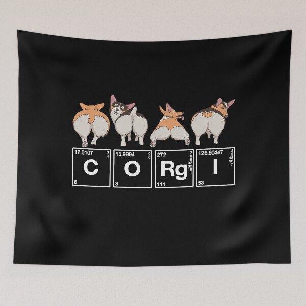 Item preview, Funny Corgis - Cute Corgi Lovers Dog Mom Vintage Science designed and sold by r-silver.