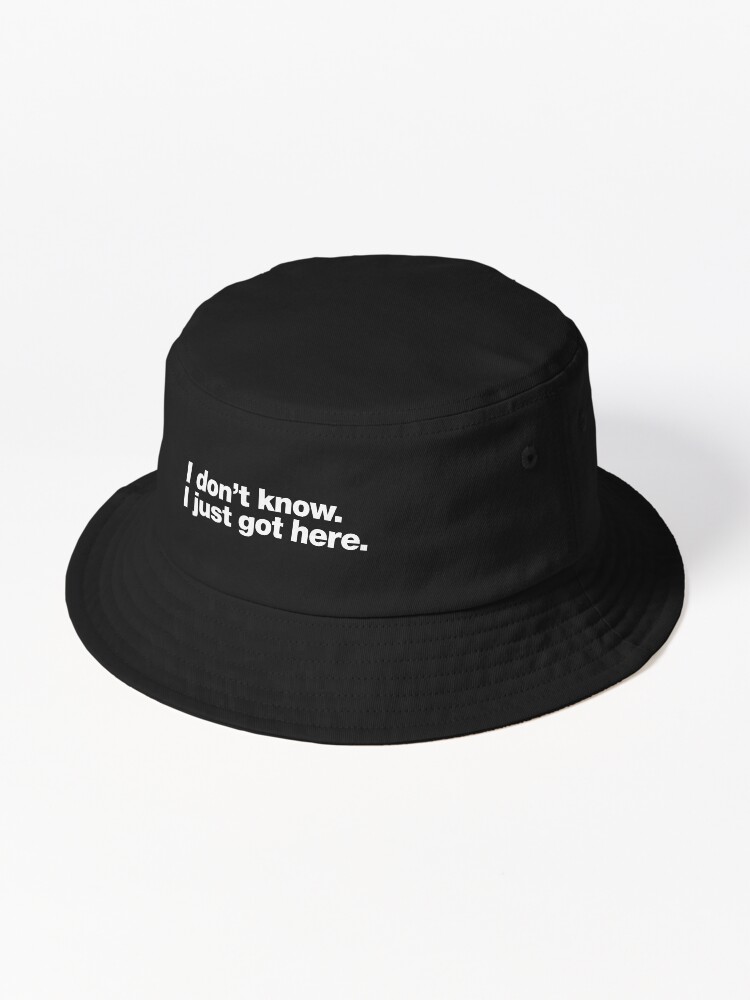 Thumbnail 1 of 6, Bucket Hat, I don't know. I just got here. designed and sold by chestify.