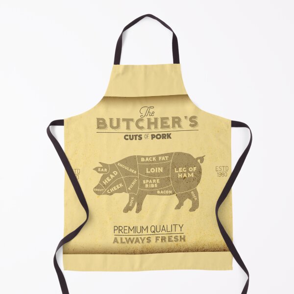 Item preview, Vintage Butcher Shop Cuts of Pork designed and sold by HotHibiscus.