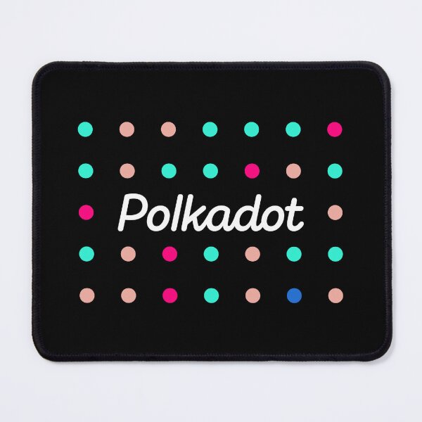 Artikelvorschau, Polkadot DOT Crypto Altcoin - Buntes lustiges Punktmuster entworfen und verkauft von CryptoMoods.