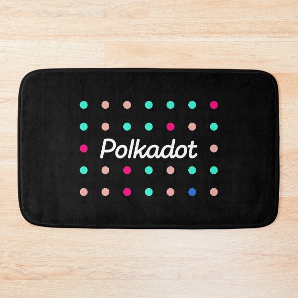 Artikelvorschau, Polkadot DOT Crypto Altcoin - Buntes lustiges Punktmuster entworfen und verkauft von CryptoMoods.