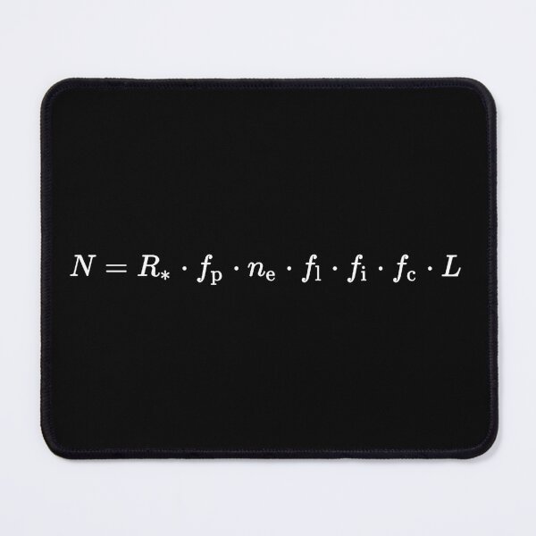 Item preview, Drake equation, life in outer space, physics and science designed and sold by NoetherSym.
