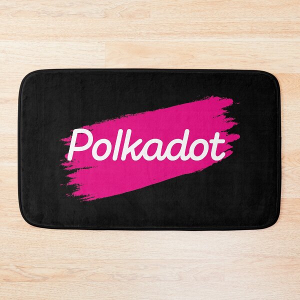 Item preview, Polkadot DOT Crypto Altcoin - Pink Brush Stroke Text Logo designed and sold by CryptoMoods.