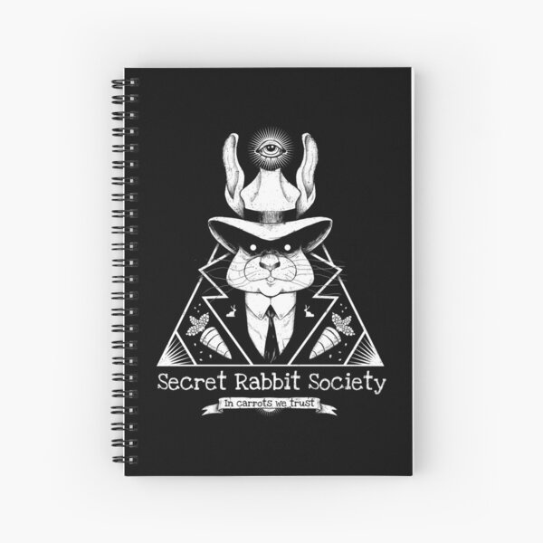The Secret Rabbit Society Spiral Notebook