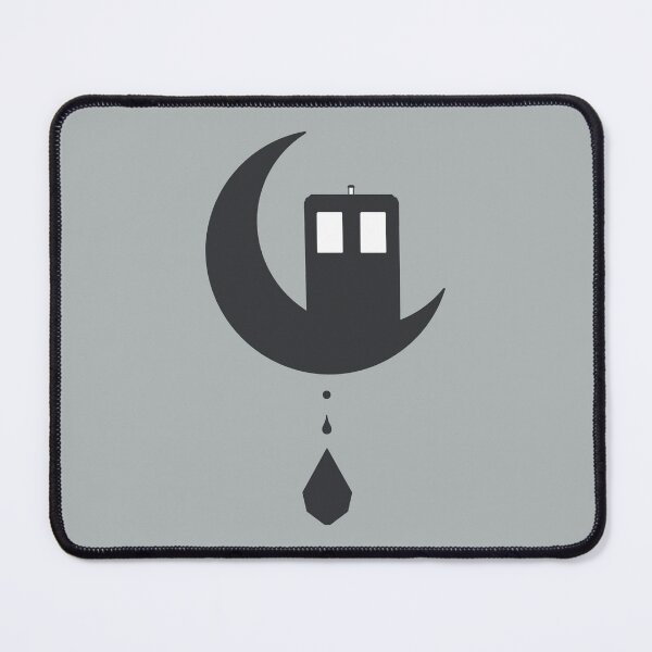 Item preview, Police Box on The Moon (grey bg) designed and sold by RadiantDuat.