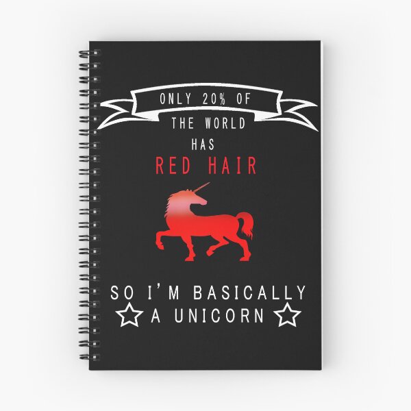 Item preview, red hair unicorn designed and sold by scriptscode.