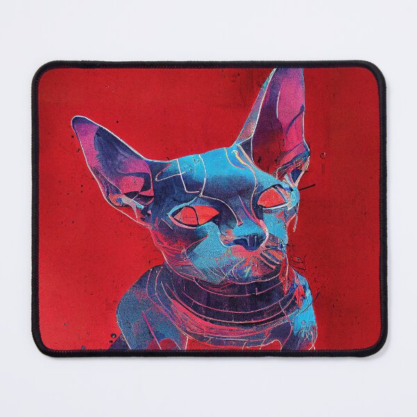 Item preview, Synthwave Cool Cat Poster #33 designed and sold by Åveline Dvorak.