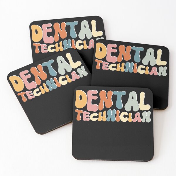 Item preview, Dental technician in cool retro colors designed and sold by Cedinho.