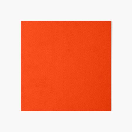 Item preview, SOLID  Plain Coquelicot ORANGE- OVER 100 COLORS IN ORANGE ON OZCUSHIONS designed and sold by ozcushions.