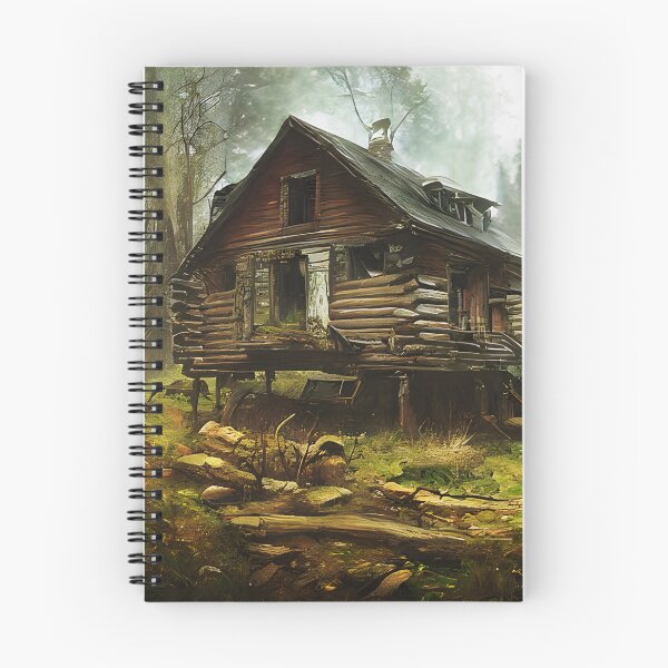 Item preview, An abandoned forest cabin. designed and sold by lostcauseblue.