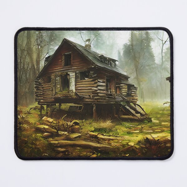 Item preview, An abandoned forest cabin. designed and sold by lostcauseblue.
