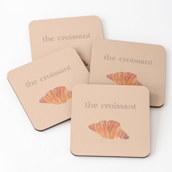 Item preview, The croissant watercolor poster designed and sold by JaneVirak.