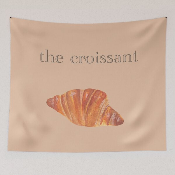 Item preview, The croissant watercolor poster designed and sold by JaneVirak.
