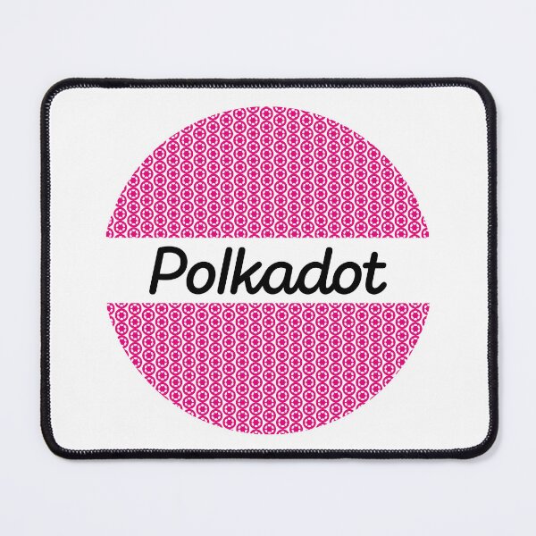 Item preview, Polkadot DOT Crypto Altcoin - Small Pink Polkadots In Semi Circles designed and sold by CryptoMoods.