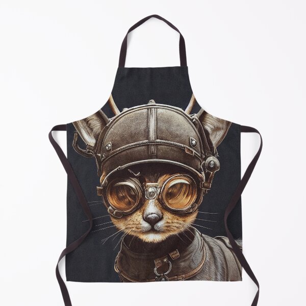 Item preview, Dieselpunk Cats #11: War Pilot Kitten designed and sold by Åveline Dvorak.