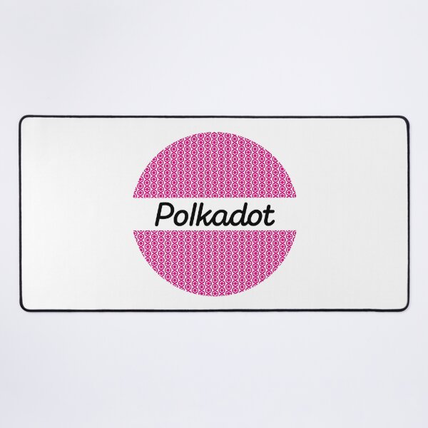 Item preview, Polkadot DOT Crypto Altcoin - Small Pink Polkadots In Semi Circles designed and sold by CryptoMoods.
