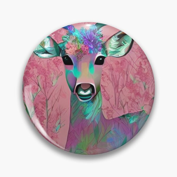 Item preview, Floral Deer designed and sold by mmwoggon.