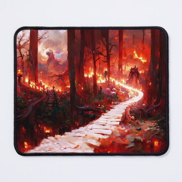 Item preview, Burning Forest Path designed and sold by lostcauseblue.